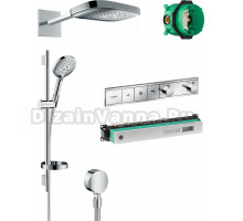 Душевой комплект Hansgrohe Raindance Select E 300 (3 jet) 26468000 + 26630000 + 27506000 + 15381000