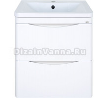 Тумба с раковиной Misty Атлантик 60 подвесная, белая