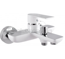 Смеситель для ванны с душем Rav Slezak Vltava VT454.5CB белый, хром