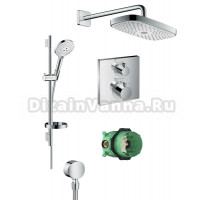 Душевой комплект Hansgrohe Raindance Select E 300 27385400+26630400+27506000+15714000+1800180