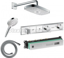 Душевой комплект Hansgrohe Raindance Select E 300 27385400+26530400+28272000+15355400+15310180