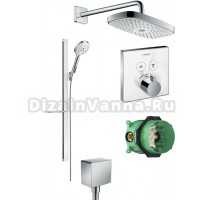 Душевой комплект Hansgrohe Raindance Select E 300 27385400+27648400+26455000+15738400+1800180