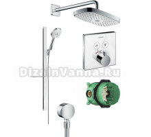 Душевой комплект Hansgrohe Raindance Select E 300 27385400+26626400+27506000+15738400+1800180