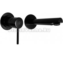 Смеситель для раковины Rav Slezak Seina SE934CMAT С ВНУТРЕННЕЙ ЧАСТЬЮ, черный