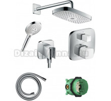 Душевой комплект Hansgrohe Raindance Select E 300 27385400+26530400+26485000+28272000+15771400+1800180