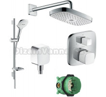 Душевой комплект Hansgrohe Raindance Select E 300 27385400+26620400+26457000+15771400+1800180