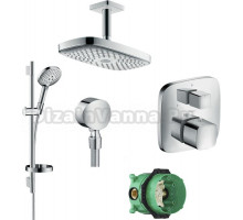 Душевой комплект Hansgrohe Raindance Select E 300 27384000+26630000+27506000+15771000+1800180