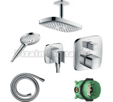 Душевой комплект Hansgrohe Raindance Select E 300 27384000+26530000+26485000+28272000+15771000+1800180