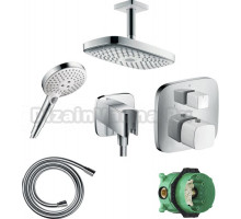 Душевой комплект Hansgrohe Raindance Select E 300 27384400+26530400+26485000+28272000+15771400+1800180