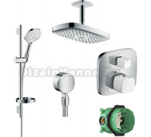 Душевой комплект Hansgrohe Raindance Select E 300 27384400+26630400+27506000+15771400+1800180