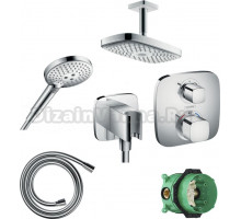 Душевой комплект Hansgrohe Raindance Select E 300 27384000+26530000+26485000+28272000+15708000+1800180