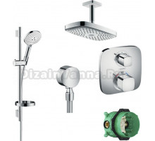 Душевой комплект Hansgrohe Raindance Select E 300 27384400+26630400+27506000+15708000+1800180