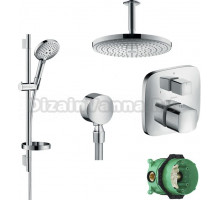 Душевой комплект Hansgrohe Raindance Select E 300 27337000+26630000+27506000+15771000+1800180