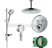 Душевой комплект Hansgrohe Raindance Select E 300 27337000+26630000+27506000+15743000+1800180