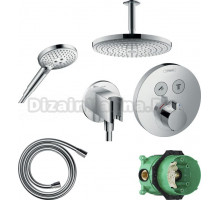 Душевой комплект Hansgrohe Raindance Select E 300 27337000+26530000+28272000+26487000+15743000+1800180