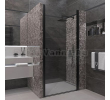 Душевая дверь в нишу Veconi Vianno VN-43B 70 см, профиль черный