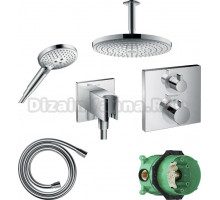 Душевой комплект Hansgrohe Raindance Select E 300 27337000+26530000+28272000+26486000+15714000+1800180