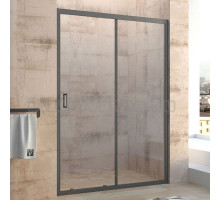 Душевая дверь в нишу Veconi Vianno VN-46B 130 см, профиль черный