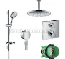 Душевой комплект Hansgrohe Raindance Select E 300 27337000+26630000+27506000+15714000+1800180