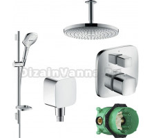 Душевой комплект Hansgrohe Raindance Select E 300 27337000+26620000+26457000+15771000+1800180