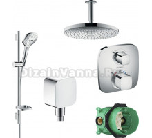 Душевой комплект Hansgrohe Raindance Select E 300 27337000+26620000+26457000+15708000+1800180