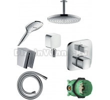 Душевой комплект Hansgrohe Raindance Select E 300 27337000+26520000+28331000+28272000+27414000+15771000+1800180