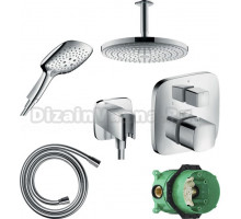 Душевой комплект Hansgrohe Raindance Select E 300 27337000+26550000+28272000+26485000+15771000+1800180