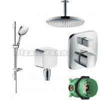 Душевой комплект Hansgrohe Raindance Select E 300 27337000+27856000+27414000+15771000+1800180