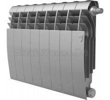 Радиатор биметаллический Royal Thermo Biliner VD 350 silver satin VDR, 8 секций