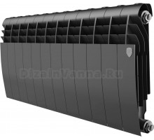 Радиатор биметаллический Royal Thermo BiLiner 350 noir sable, 12 секций