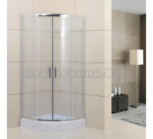 Душевой уголок BelBagno Uno-195 R 2 80 P Cr стекло текстурное