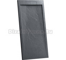 Поддон для душа Vincea VST-4SRL8010A 100x80 антрацит