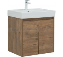 Тумба с раковиной Aquanet Nova Lite 60 дуб рустикальный, с дверками