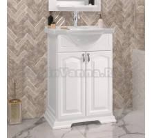 Тумба с раковиной Opadiris Риспекто 55 белая матовая