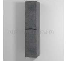 Шкаф-пенал Vod-Ok Adel 35 L, с бельевой корзиной, подвесной, серый камень