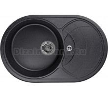 Мойка кухонная Domaci Солерно EMQ-1775.C морион