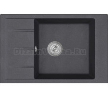 Мойка кухонная Domaci Солерно EMQ-1780.Q морион