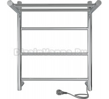 Полотенцесушитель электрический Indigo Line LСLE50-40PR с полкой, серебристый