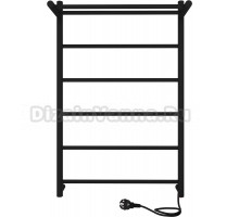 Полотенцесушитель электрический Indigo Line LСLE80-50BRPR с полкой, черный муар