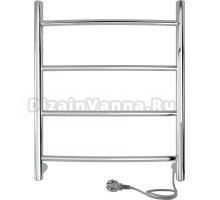 Полотенцесушитель электрический Indigo Arc LCAE50-40R серебристый