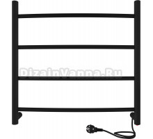 Полотенцесушитель электрический Indigo Arc LCAE50-50BRR черный муар