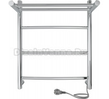 Полотенцесушитель электрический Indigo Arc LCAE50-40PR с полкой, серебристый