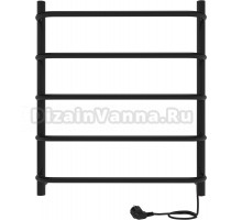 Полотенцесушитель электрический Indigo Embrace LCEE60-50BRR черный муар