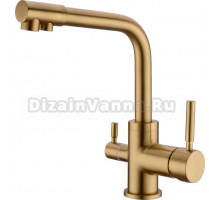 Смеситель для кухни Domaci Равенна ECB 3003 золото