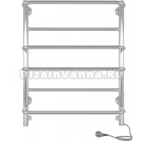 Полотенцесушитель электрический Indigo Europe Lux LELLE60-50Rt серебристый