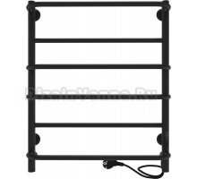 Полотенцесушитель электрический Indigo Europe Lux LELLE60-50BRRt черный муар