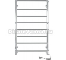 Полотенцесушитель электрический Indigo Europe Lux LELLE80-50Rt серебристый