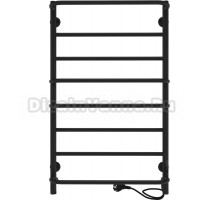 Полотенцесушитель электрический Indigo Europe Lux LELLE80-50BRRt черный муар