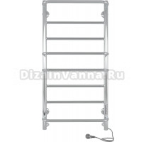 Полотенцесушитель электрический Indigo Europe Lux LELLE80-40Rt серебристый