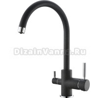 Смеситель для кухни Domaci Солерно EC-3007 антрацит